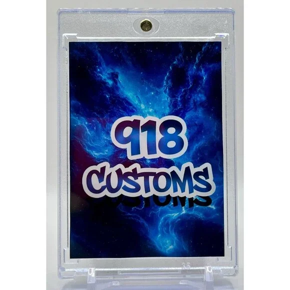 Shai Gilgeous Alexander SP Cracked Ice Holographic Custom Downtown OKC Card - Picture 2 of 2